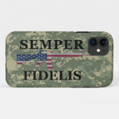 iPhone 5 Semper Fidelis grüne Camouflage Case-Mate iPhone Hülle (Rückseite (Horizontal))