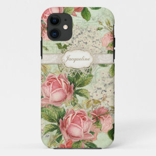 IPhone 5 - Vintage englische Rose Lace n Hydrangea Case-Mate iPhone Hülle