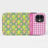 iPhone 5 Xtreme Case Personalize Primroses Gingham (Rückseite (Horizontal))
