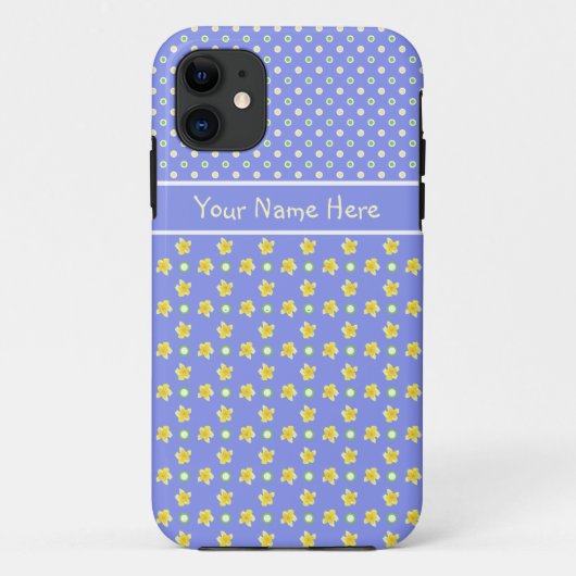 iPhone 5 Xtreme Case Personalize Primroses, Polkas (Rückseite)
