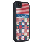 iPhone 5 Xtreme Case to Personalize: Hearts, Rose (Rückseite/rechts)