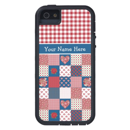 iPhone 5 Xtreme Case to Personalize: Hearts, Rose (Rückseite)