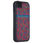 iPhone 5 Xtreme Case to Personalize: Hearts, Rose (Rückseite/rechts)