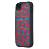 iPhone 5 Xtreme Case to Personalize: Hearts, Rose (Rückseite Links)