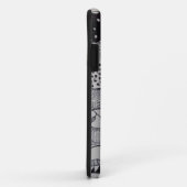 iPhone 5s Fall mit Schwarzweiss-Entwurf Case-Mate iPhone Hülle (Hinten/Rechts)