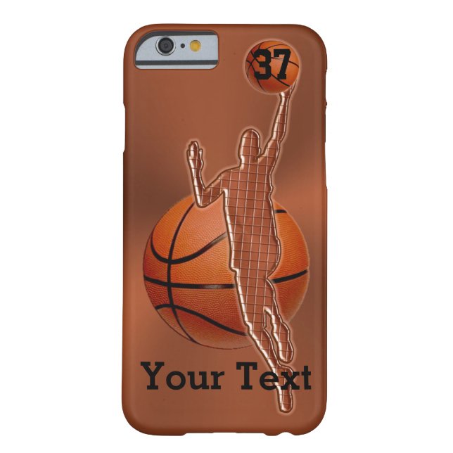 iPhone 6 Basketball Hüllen Jersey NUMBER und NAME (Rückseite)