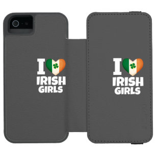 iPhone 6 Brieftasche Fall I Liebe Irish Girls st p Incipio Watson™ iPhone 5 Geldbörsen Hülle