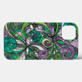iPhone 6 Case Tough Zeichnend Floral (Rückseite (Horizontal))