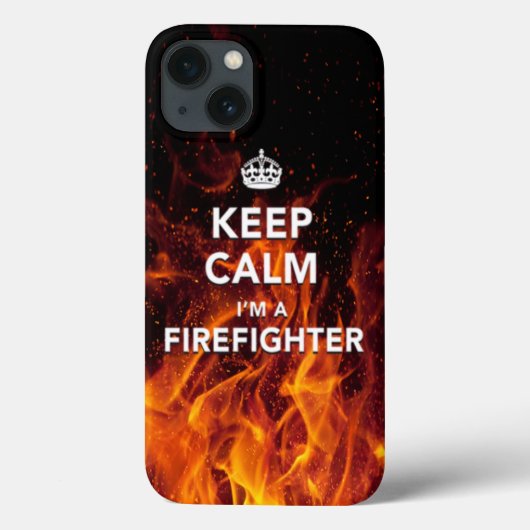 iPhone 6 Fall "Behalt Calm I'm a Firefighter" Fall Case-Mate iPhone Hülle (Rückseite)