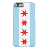 iPhone 6 Fall mit Flag von Chicago, Illinois