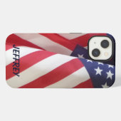 iPhone 6 Fall US-Flaggen hart umgerüstet Hülle (Rückseite (Horizontal))