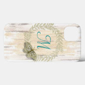 iPhone 6 Gehäuse für Monogramm und Aquarell Case-Mate iPhone Hülle (Rückseite (Horizontal))