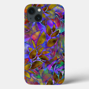 iPhone 6 Hülle Robust Floral Abstraktes Buntglas