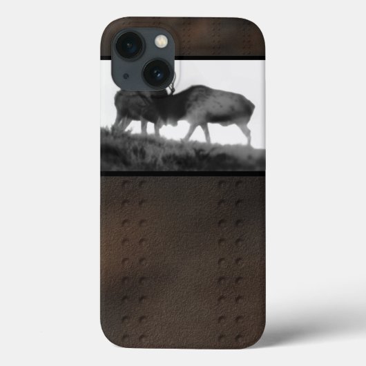 iPhone 6 Tough Case Two Bull Elk Fighting (Rückseite)
