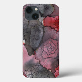 iPhone 7/8 Black Red Berry Phone Case