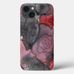 iPhone 7/8 Black Red Berry Phone Case