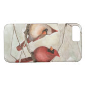 iPhone 7/8 Rote Kardinal Custom Slim Case (Rückseite (Horizontal))