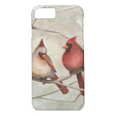 iPhone 7/8 Rote Kardinal Custom Slim Case (Rückseite)