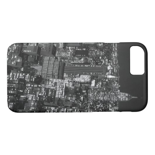 iPhone 7 Case für Black & White Manhattan (Rückseite (Horizontal))