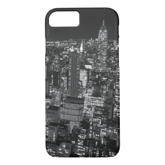 iPhone 7 Case für Black & White Manhattan (Rückseite)