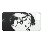 iPhone 7 Case für Schwarz und Weiß (Rückseite (Horizontal))