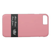 iPhone 7 Case Pageant Crown & Individuelle Name (Rückseite (Horizontal))