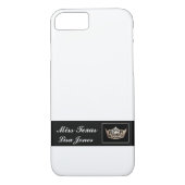 iPhone 7 Case Pageant Crown & Individuelle Name (Rückseite)