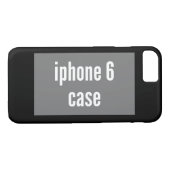 iPhone 7 Fall-horizontale Sitz-Schablone Case-Mate iPhone Hülle (Rückseite (Horizontal))