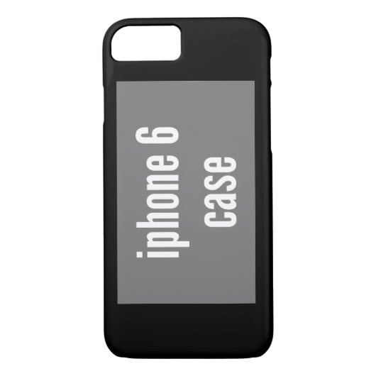 iPhone 7 Fall-horizontale Sitz-Schablone Case-Mate iPhone Hülle (Rückseite)