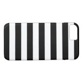 iPhone 7 Fall - mutige Schwarzweiss-Streifen Case-Mate iPhone Hülle (Rückseite (Horizontal))