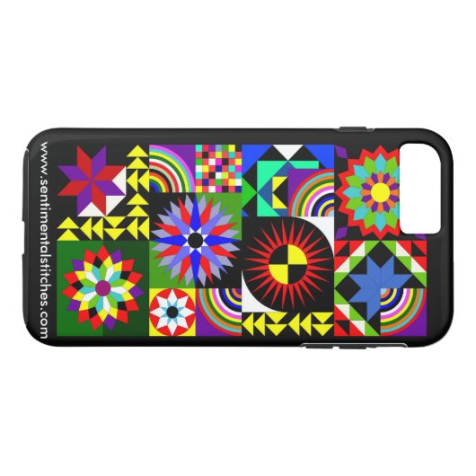 iPhone 7 Fall - Steppdecken-Collage Case-Mate iPhone Hülle (Rückseite (Horizontal))