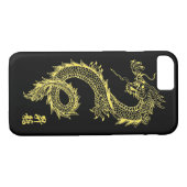 iPhone 7 goldener Drache-Telefon-Kasten Case-Mate iPhone Hülle (Rückseite (Horizontal))