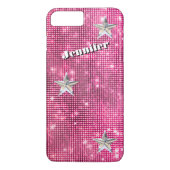 iPhone 7 Hülle | Glitz & Glam | PERSONALISIERT (Rückseite)