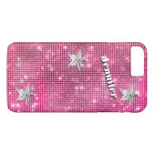 iPhone 7 Hülle | Glitz & Glam | PERSONALISIERT (Rückseite (Horizontal))