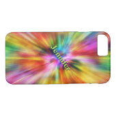 iPhone 7 Hülle | Regenbogenlampen | PERSONALISIERT (Rückseite (Horizontal))