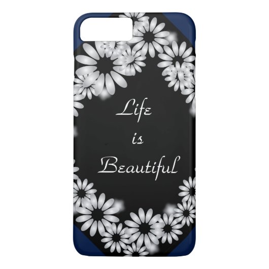 iPhone 7 P "Life is Beautiful" Design-Gehäuse Case-Mate iPhone Hülle (Rückseite)