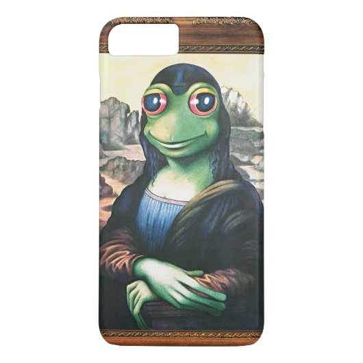 iPhone 7 plus Case Mona Lisa Frog (Rückseite)