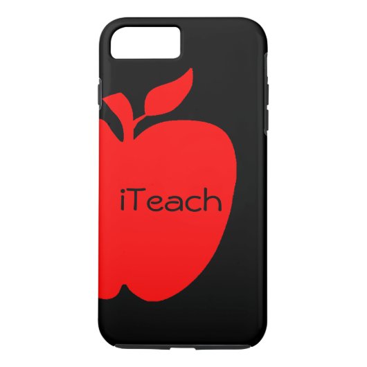 iPhone 7 Plus für Red & Black Teacher Case-Mate iPhone Hülle (Rückseite)