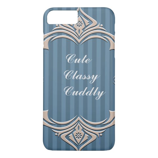 iPhone 7 Plus Handy Case.. Niedlich Classy Cudly Case-Mate iPhone Hülle (Rückseite)