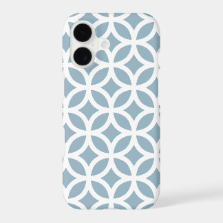 iPhone 7 Plusfall - Aquamarine-Blau geometrisch