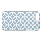 iPhone 7 Plusfall - Aquamarine-Blau geometrisch Case-Mate iPhone Hülle (Rückseite (Horizontal))