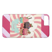 iPhone 7 Sweet Cupcakes Handy Case (Rückseite (Horizontal))