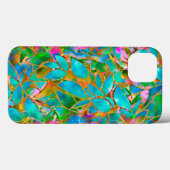 iPhone 7 Tough Xtreme Case Floral Stained Glass (Rückseite (Horizontal))