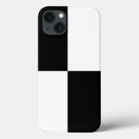 iPhone 8/7 Gehäuse mit schwarzen und weißen Rechte