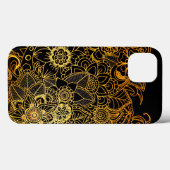 iPhone 8/7 T. Xtreme Case Floral Doodle Gold G523 (Rückseite (Horizontal))
