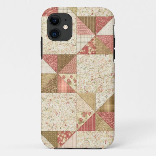 Iphone Abdeckung gestepptes Blumen Case-Mate iPhone Hülle (Rückseite)