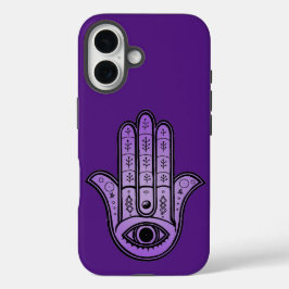 iPhone-Abdeckung mit Hamsa Handdesign iPhone 16 Hülle
