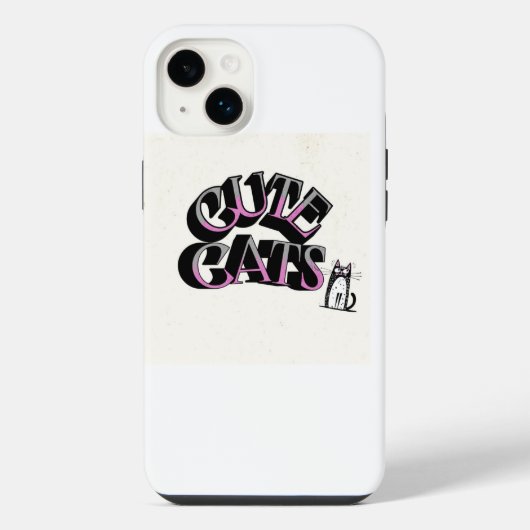 iPhone-Abdeckung mit Katze iPhone Hülle (Rückseite)