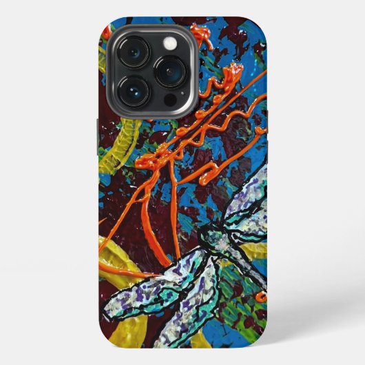 iPhone abstrakt Dragonfly Case Hülle (Hinten)