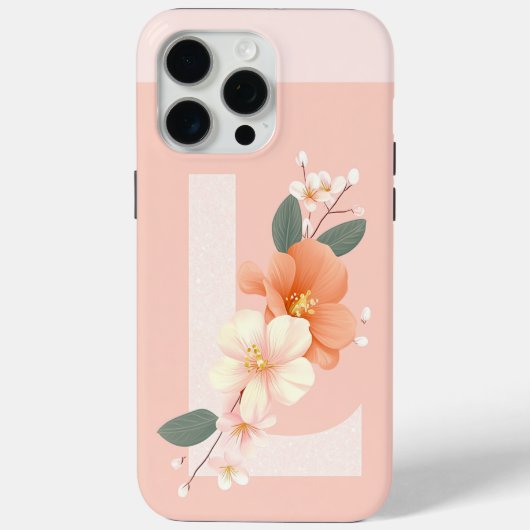 iPhone Alphabet erste Logo L Gehäuse Case-Mate iPhone Hülle (Rückseite)